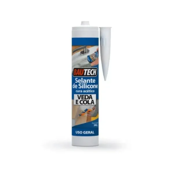 Bautech Silicone Veda e Cola